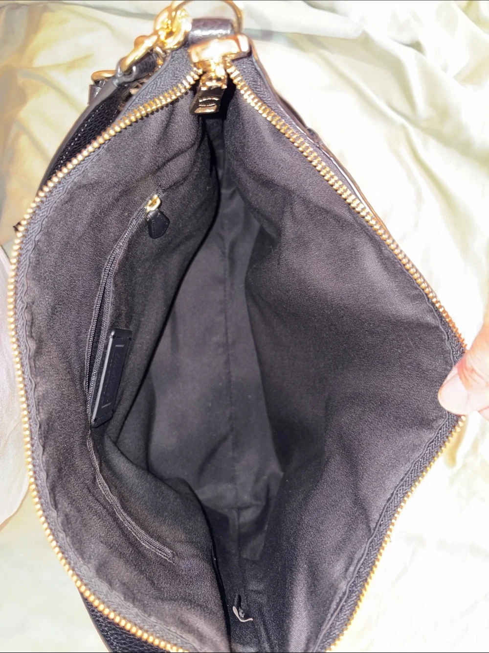 Coach Marlon hobo black leather f79994